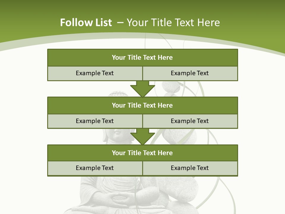 Symbole Spa Bien PowerPoint Template