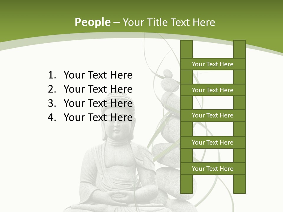 Symbole Spa Bien PowerPoint Template