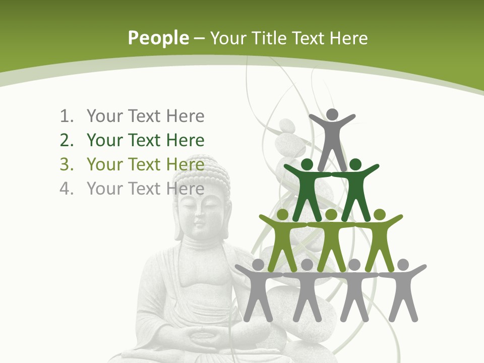 Symbole Spa Bien PowerPoint Template