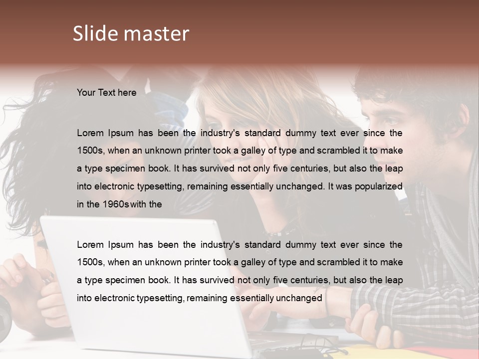 Maison Parler Communication PowerPoint Template