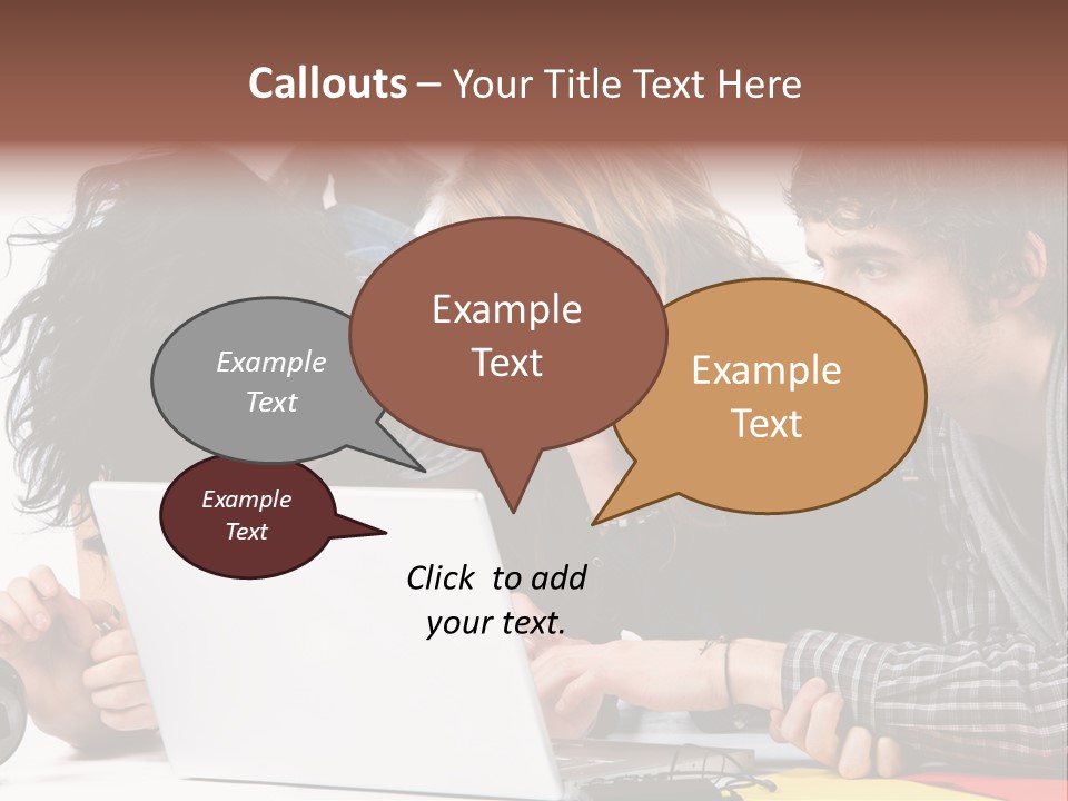 Maison Parler Communication PowerPoint Template