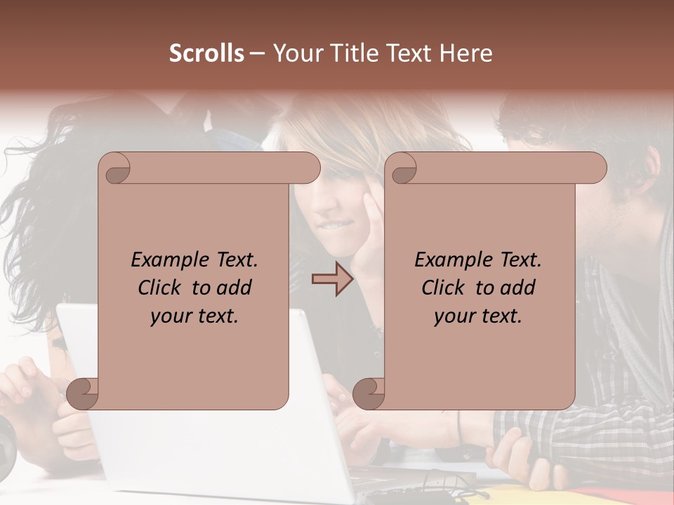 Maison Parler Communication PowerPoint Template