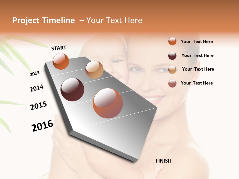 Playing Comfortable Small PowerPoint Template