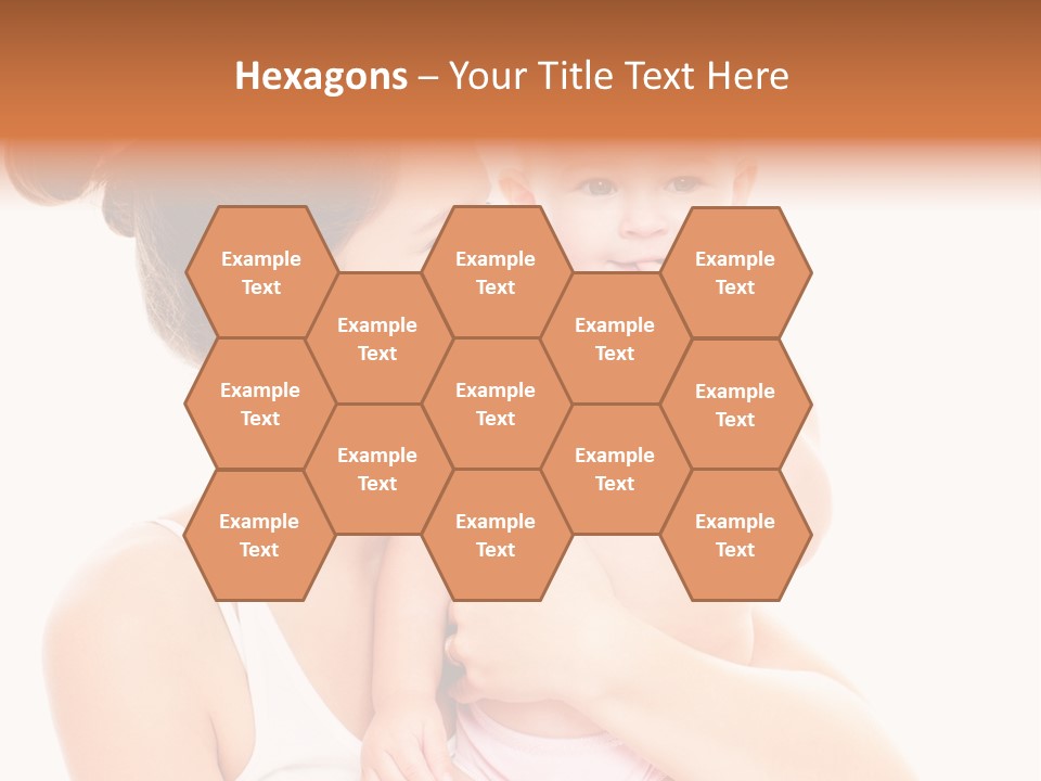 Face Life Caucasian PowerPoint Template