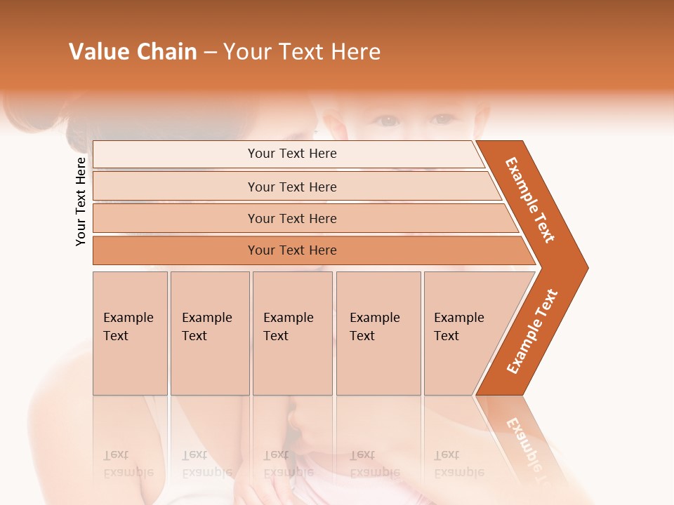 Face Life Caucasian PowerPoint Template