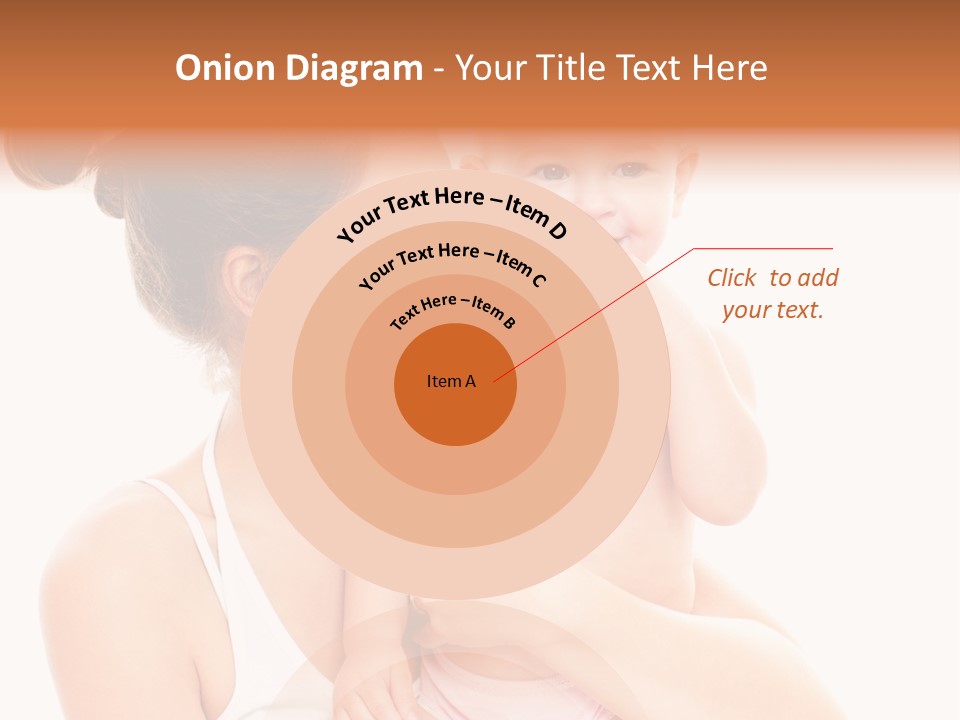 Face Life Caucasian PowerPoint Template