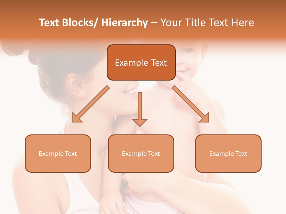 Face Life Caucasian PowerPoint Template