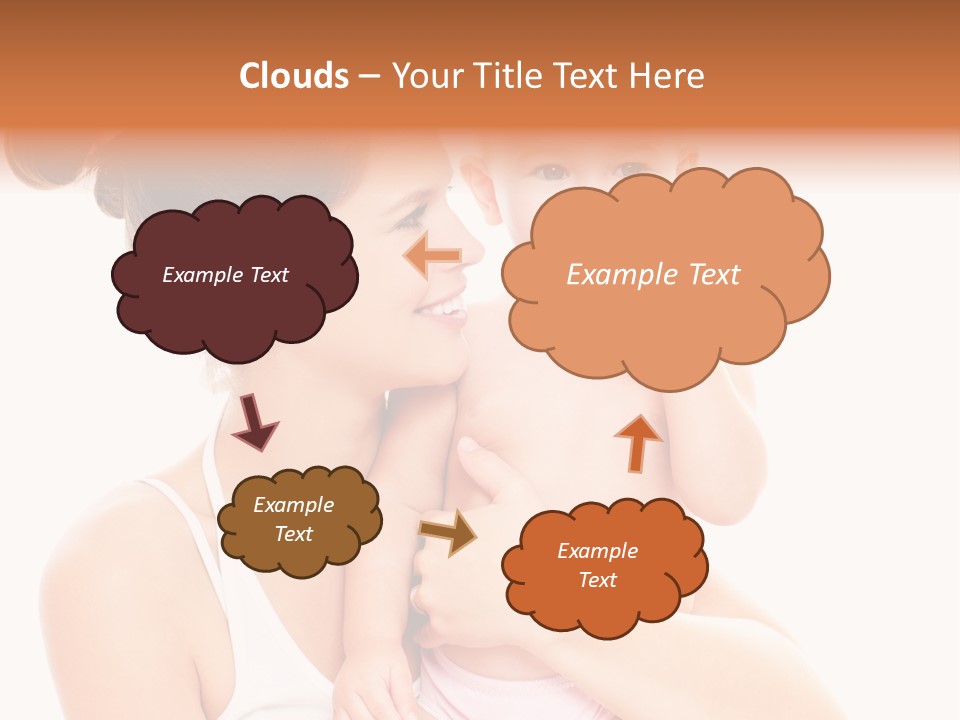 Face Life Caucasian PowerPoint Template