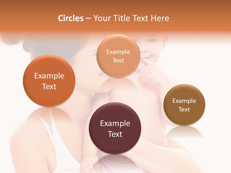 Face Life Caucasian PowerPoint Template