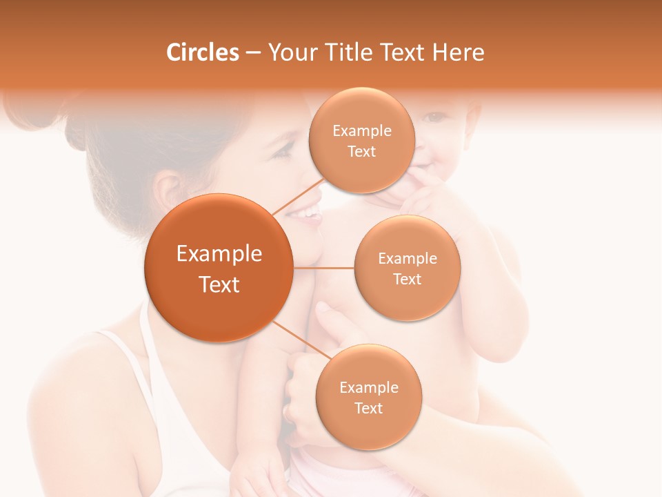 Face Life Caucasian PowerPoint Template