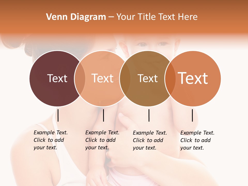 Face Life Caucasian PowerPoint Template