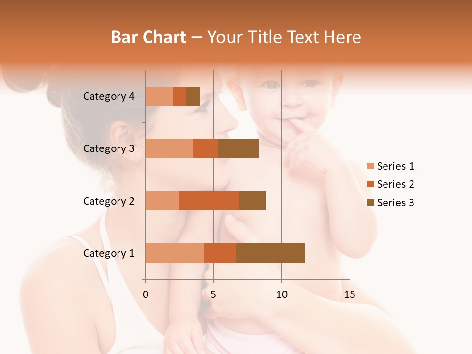 Face Life Caucasian PowerPoint Template