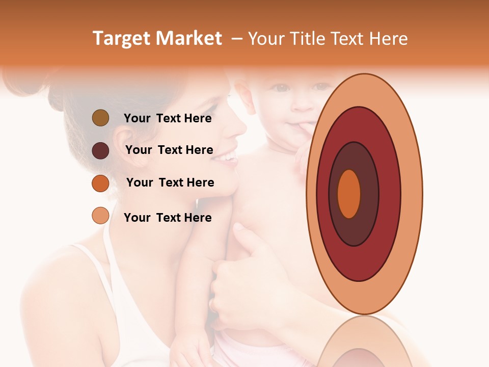 Face Life Caucasian PowerPoint Template