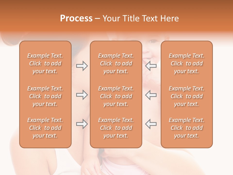 Face Life Caucasian PowerPoint Template