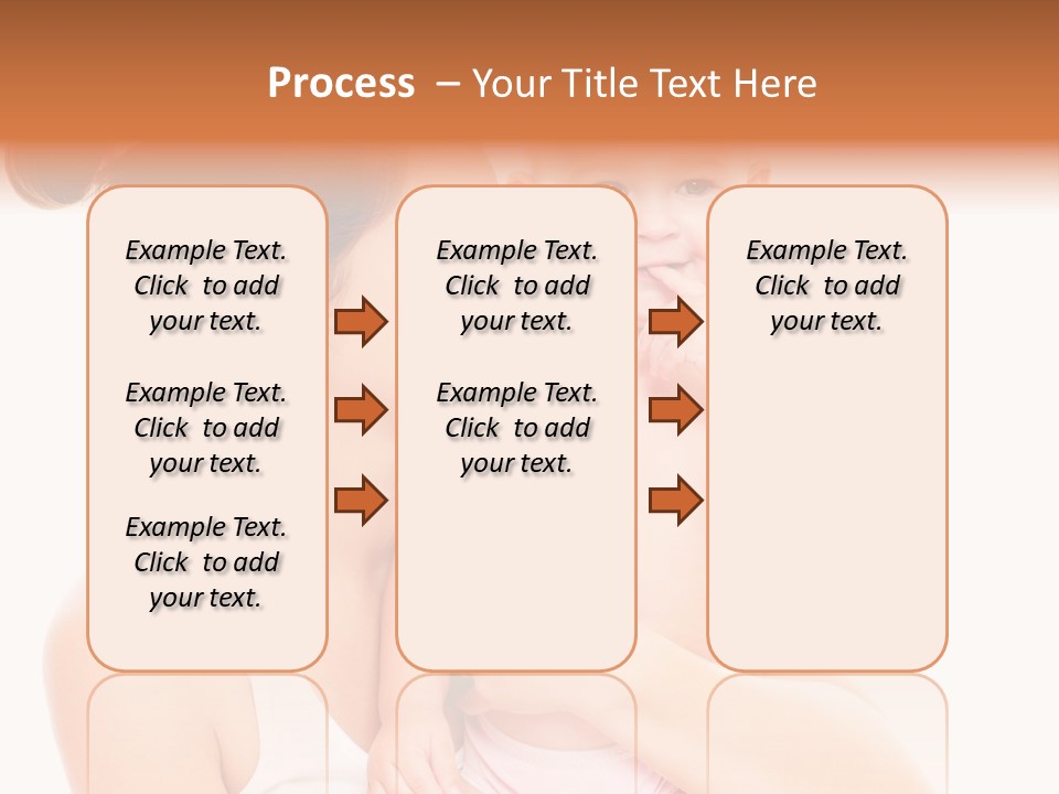 Face Life Caucasian PowerPoint Template