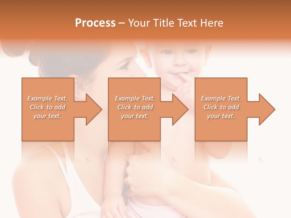 Face Life Caucasian PowerPoint Template