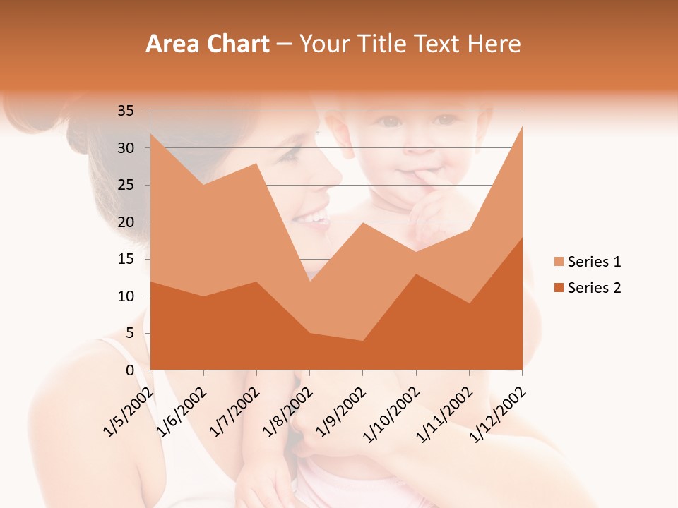 Face Life Caucasian PowerPoint Template