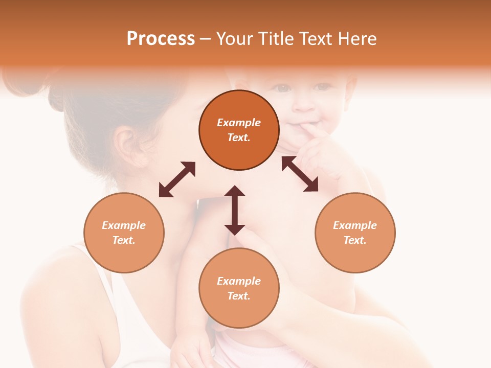 Face Life Caucasian PowerPoint Template