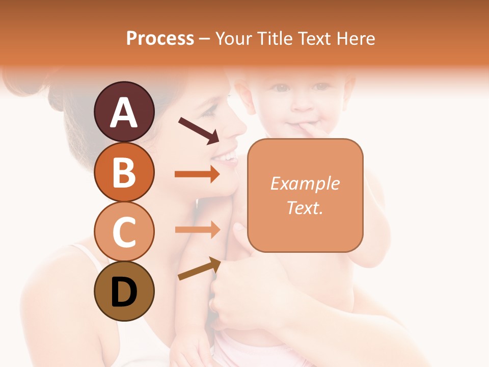 Face Life Caucasian PowerPoint Template