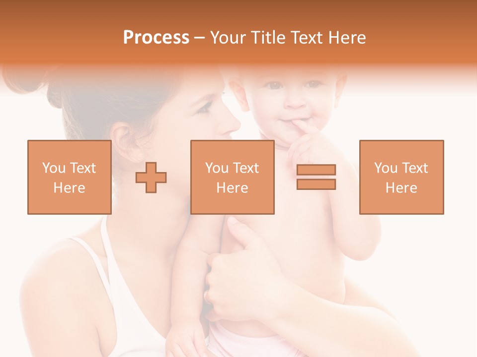 Face Life Caucasian PowerPoint Template