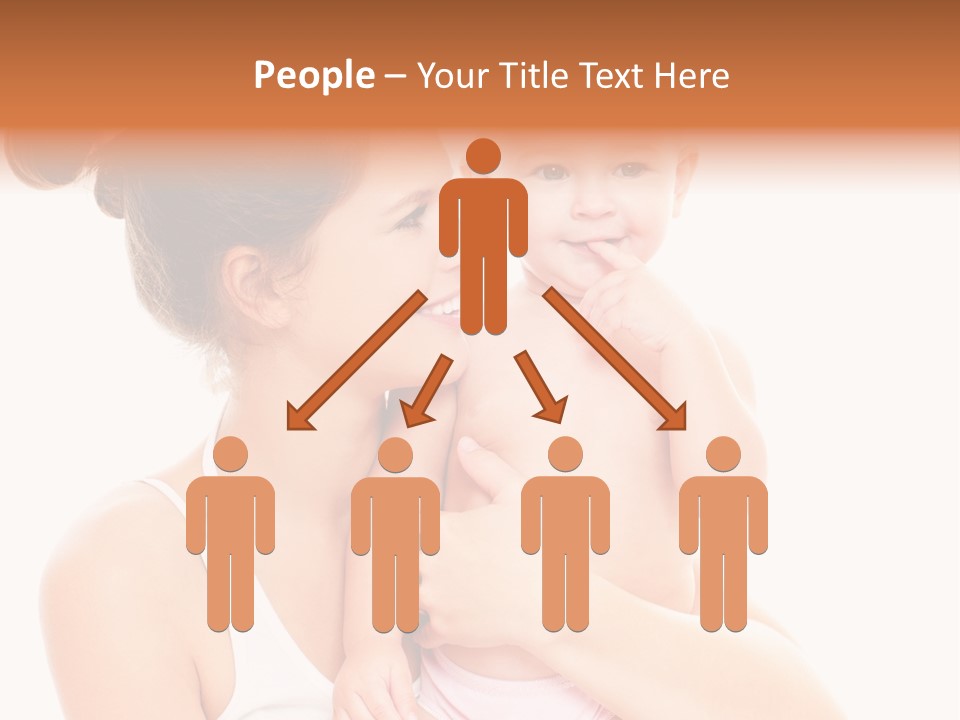 Face Life Caucasian PowerPoint Template