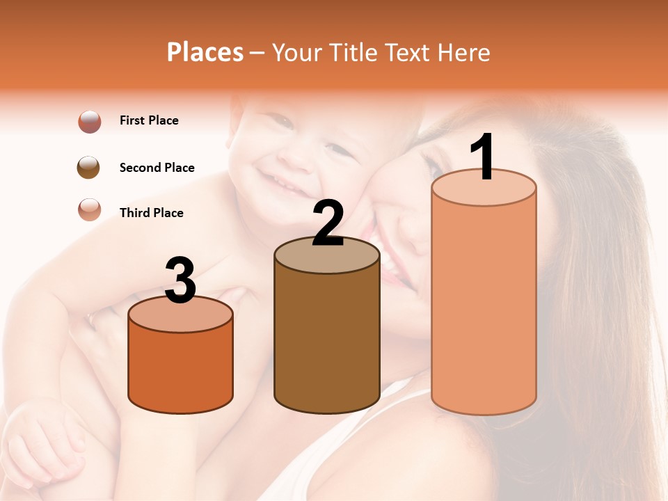 Toothy Mother Touch PowerPoint Template