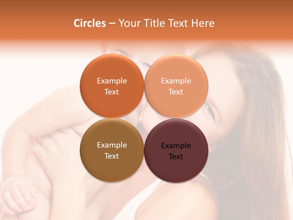 Toothy Mother Touch PowerPoint Template