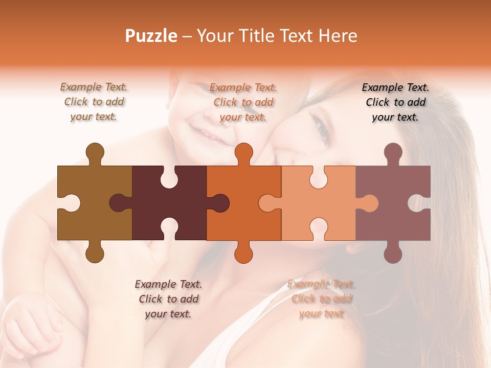 Toothy Mother Touch PowerPoint Template