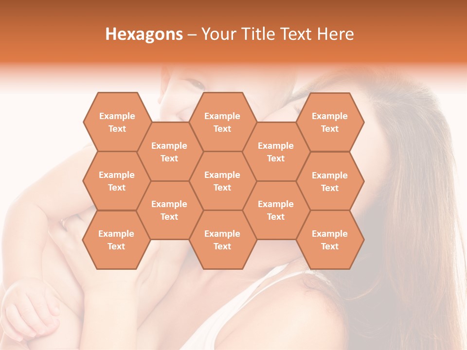 Toothy Mother Touch PowerPoint Template