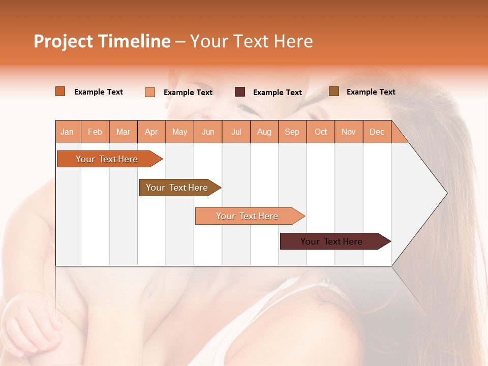 Toothy Mother Touch PowerPoint Template