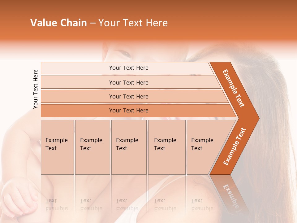 Toothy Mother Touch PowerPoint Template