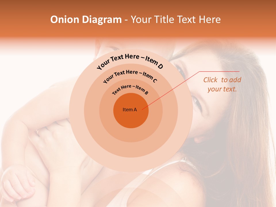 Toothy Mother Touch PowerPoint Template