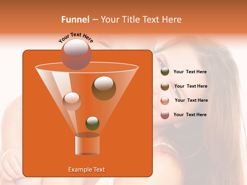 Toothy Mother Touch PowerPoint Template