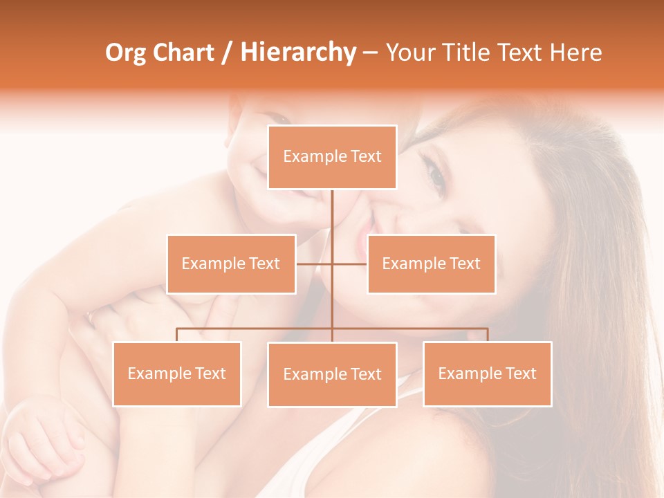 Toothy Mother Touch PowerPoint Template