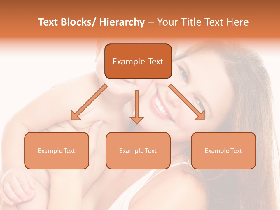 Toothy Mother Touch PowerPoint Template