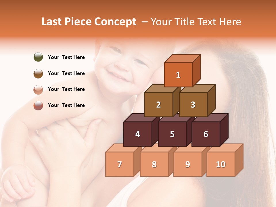 Toothy Mother Touch PowerPoint Template