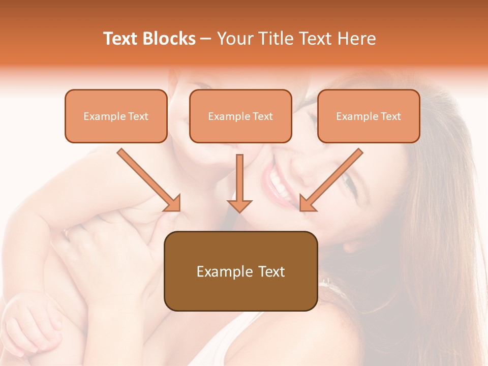 Toothy Mother Touch PowerPoint Template