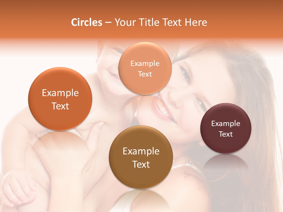 Toothy Mother Touch PowerPoint Template