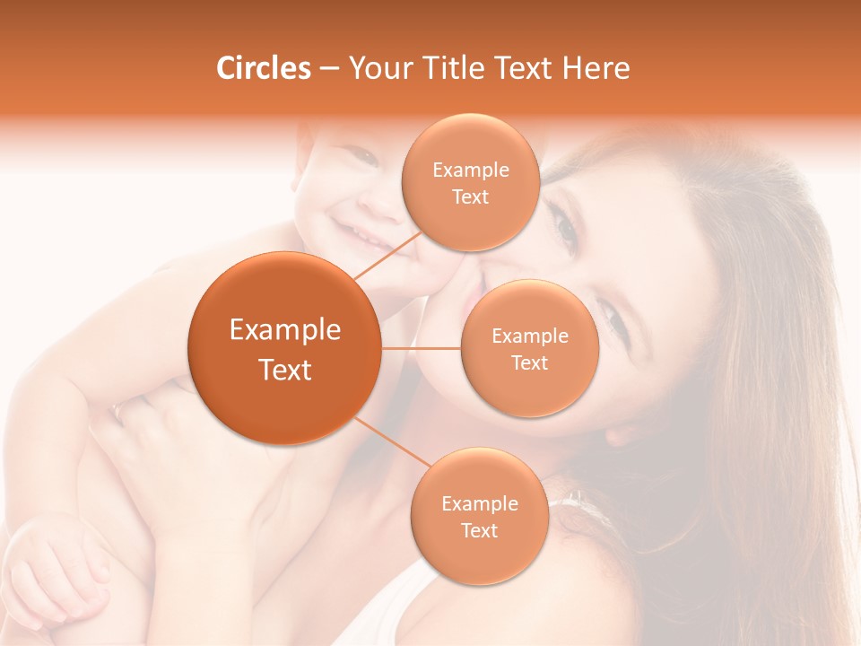 Toothy Mother Touch PowerPoint Template