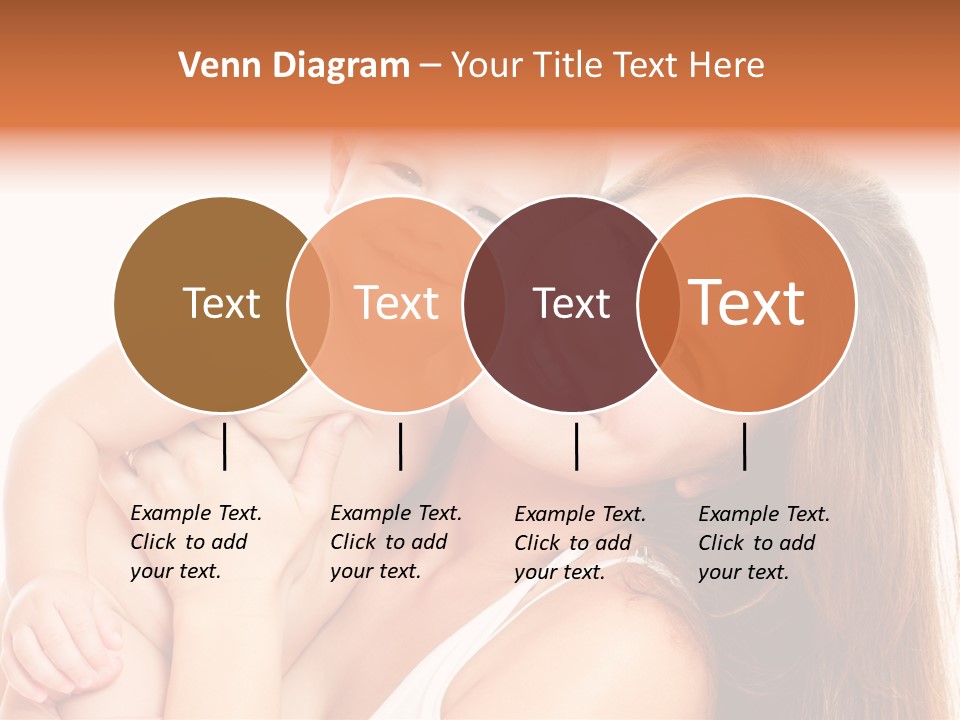 Toothy Mother Touch PowerPoint Template