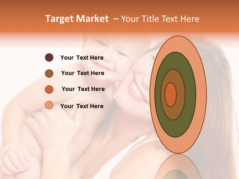 Toothy Mother Touch PowerPoint Template