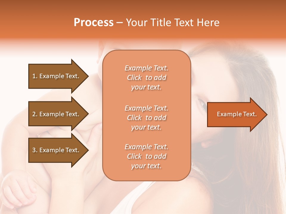 Toothy Mother Touch PowerPoint Template
