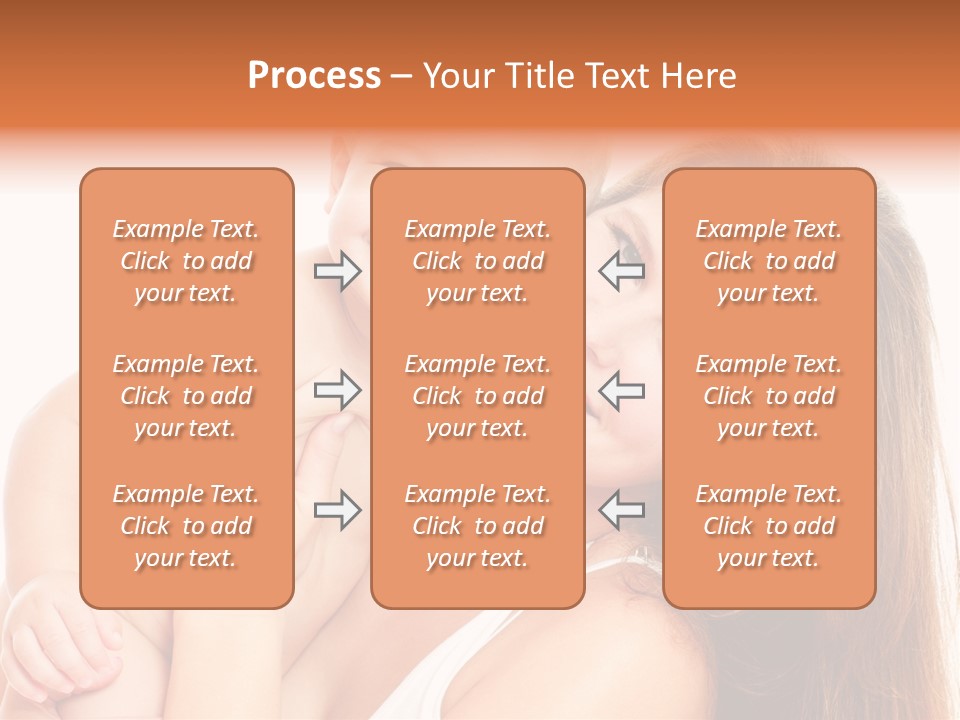 Toothy Mother Touch PowerPoint Template