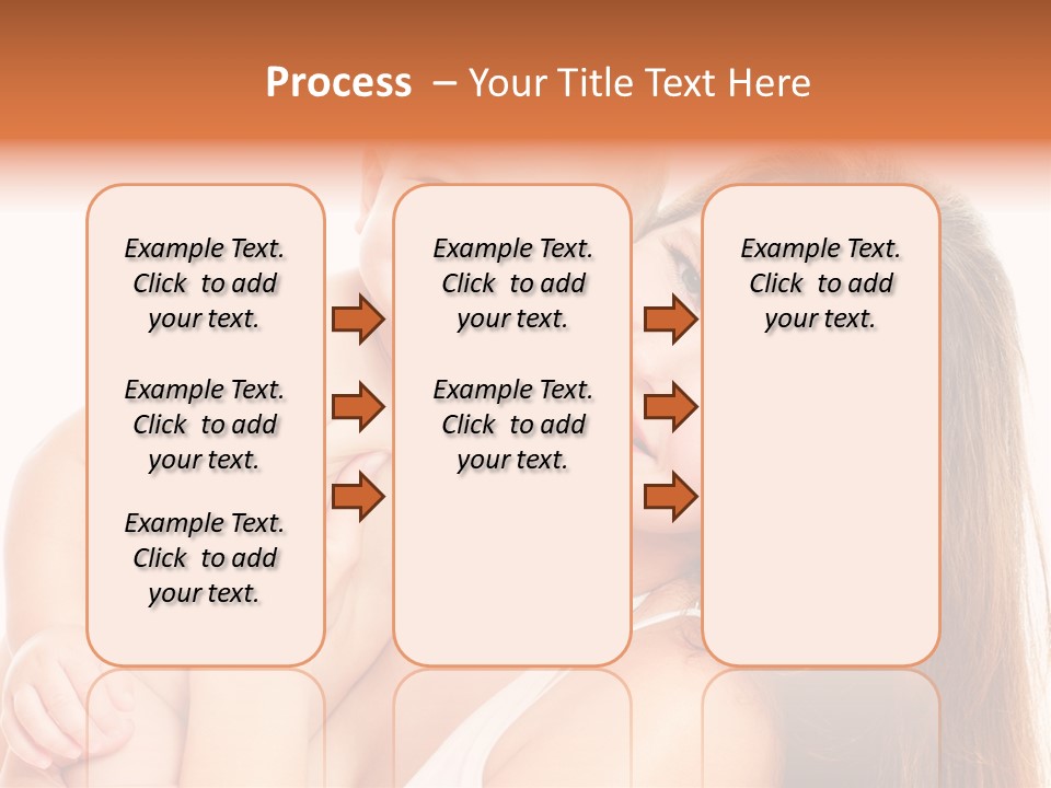 Toothy Mother Touch PowerPoint Template
