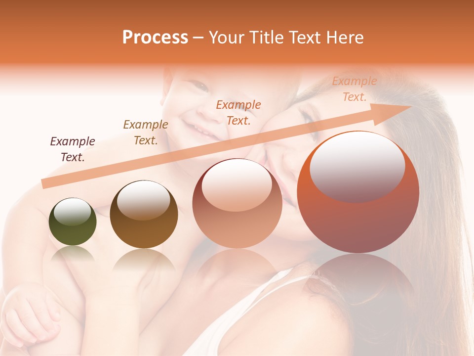 Toothy Mother Touch PowerPoint Template
