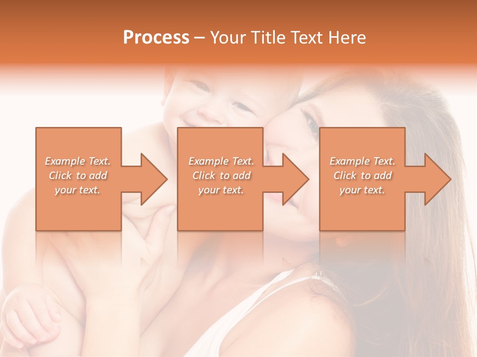 Toothy Mother Touch PowerPoint Template
