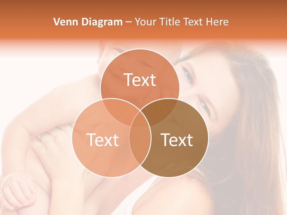 Toothy Mother Touch PowerPoint Template