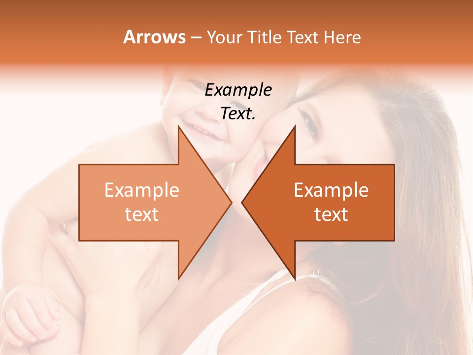 Toothy Mother Touch PowerPoint Template