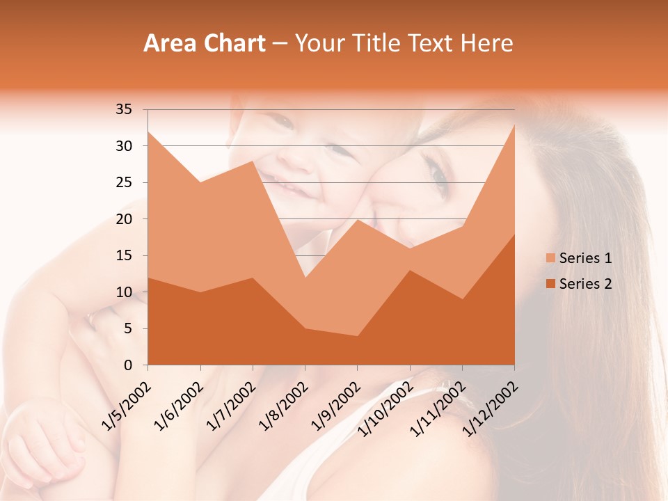Toothy Mother Touch PowerPoint Template