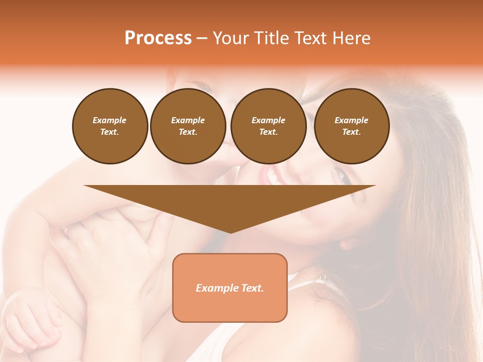 Toothy Mother Touch PowerPoint Template